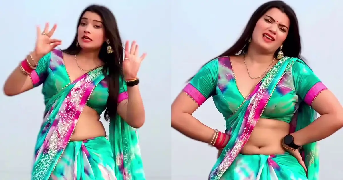 Indian-girl-dance-with-bhojpuri-song