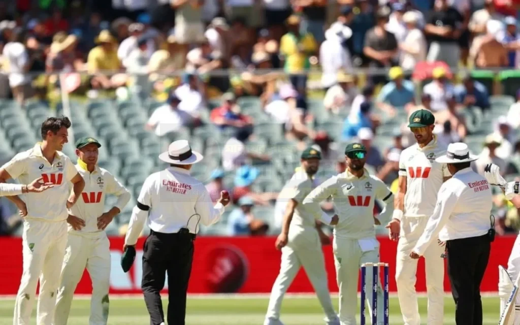 Ashes Test umpiring controversy during Adelaide match