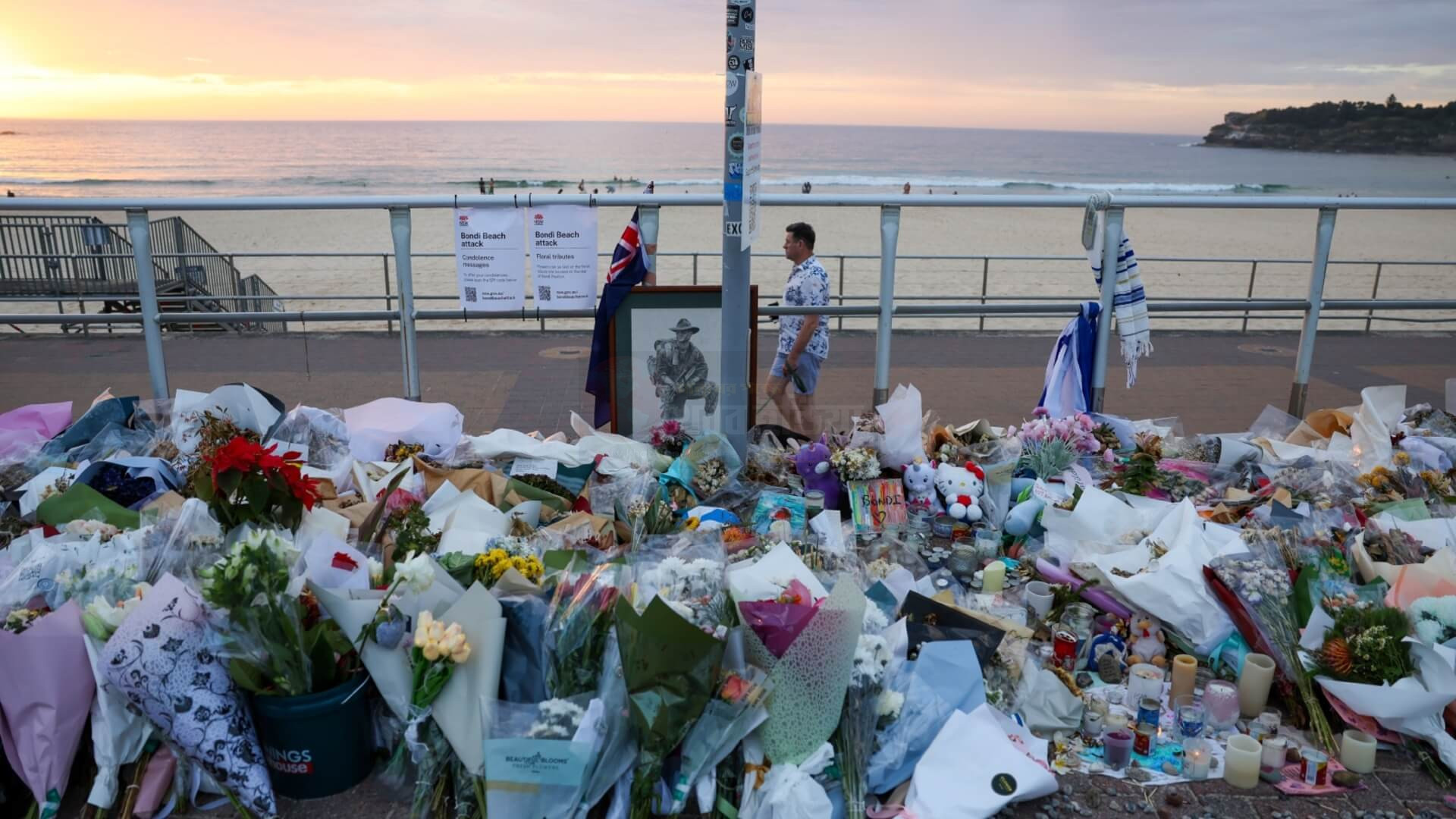 Bondi Beach terror attack memorial in Sydney