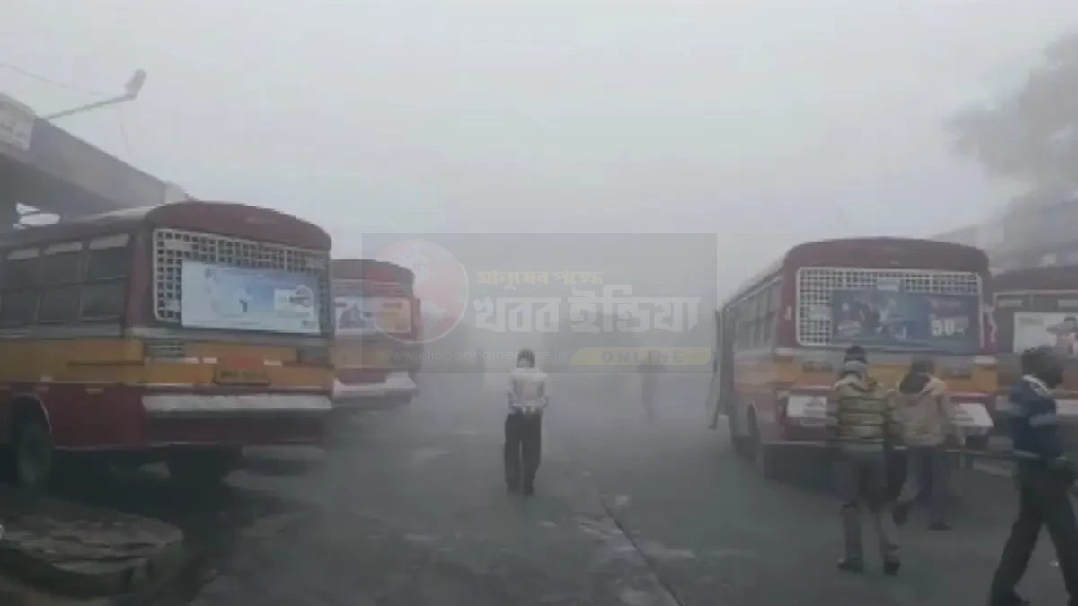Kolkata winter temperature update foggy morning