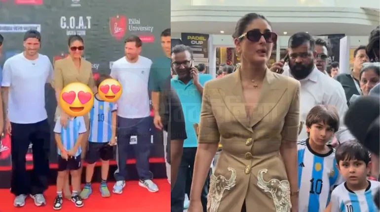 Messi Meets Kareena Kapoor at Wankhede Stadium