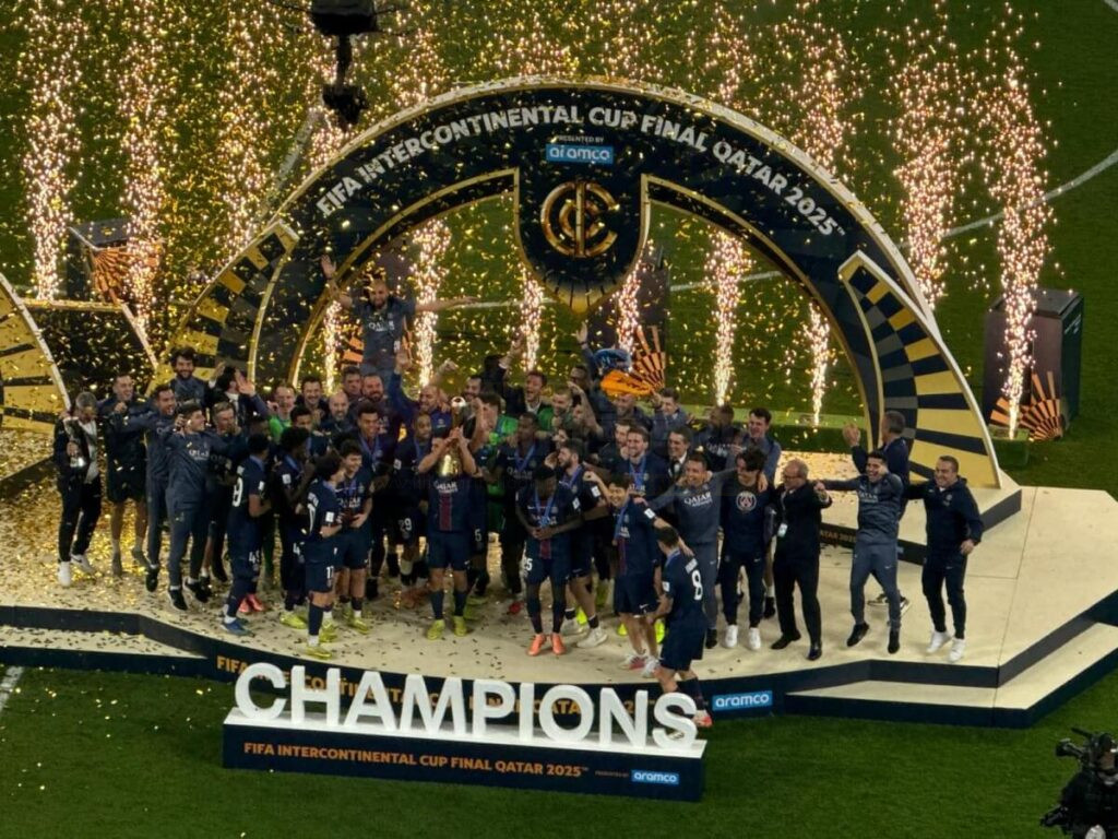 Intercontinental Cup Final PSG vs Flamengo Celebration