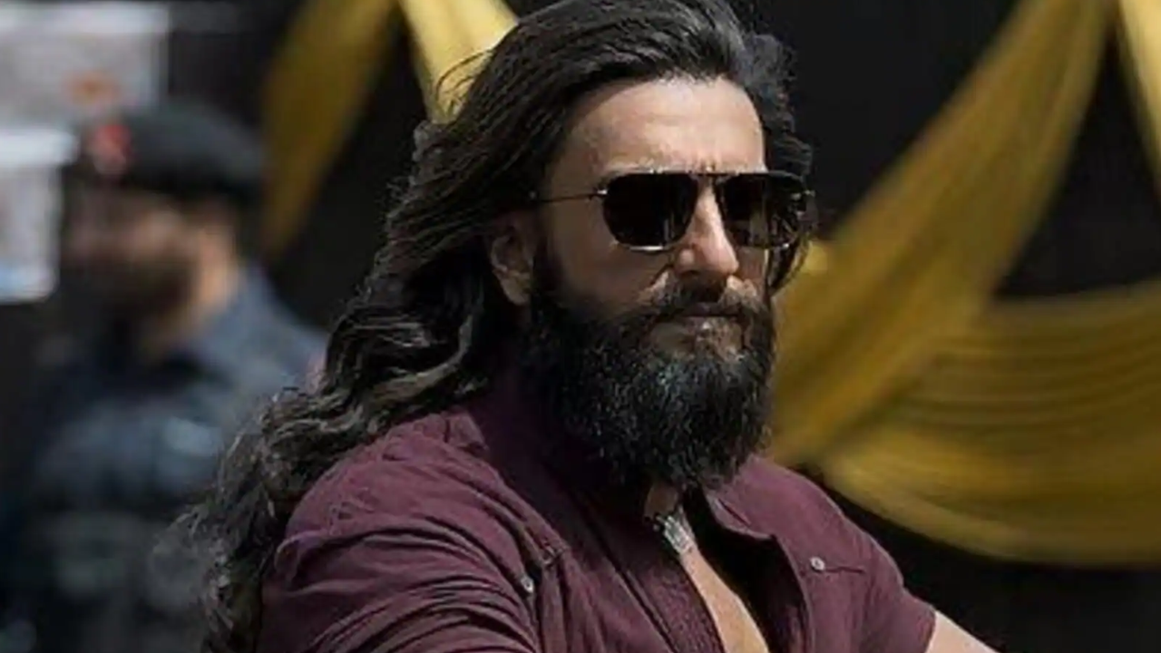 Dhurandhar movie poster or Ranveer Singh on Dhurandhar poster