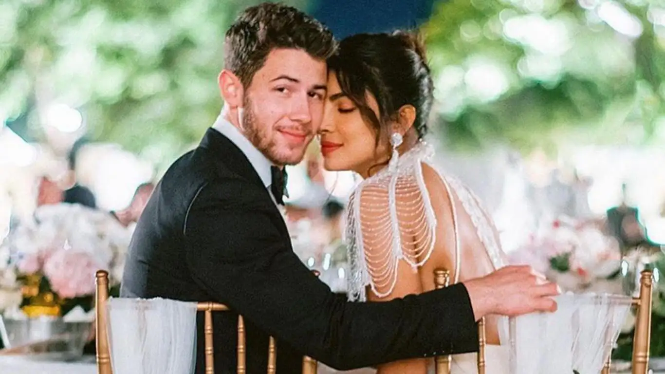 Nick Jonas and Priyanka Chopra anniversary vacation photo