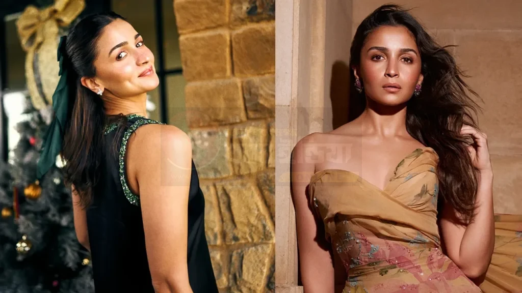 Alia Bhatt wearing Kapoor shirt at Mumbai event