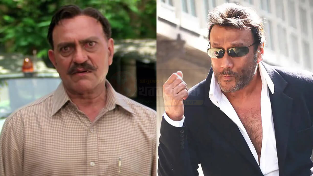 Amrish Puri black and white photo tribute