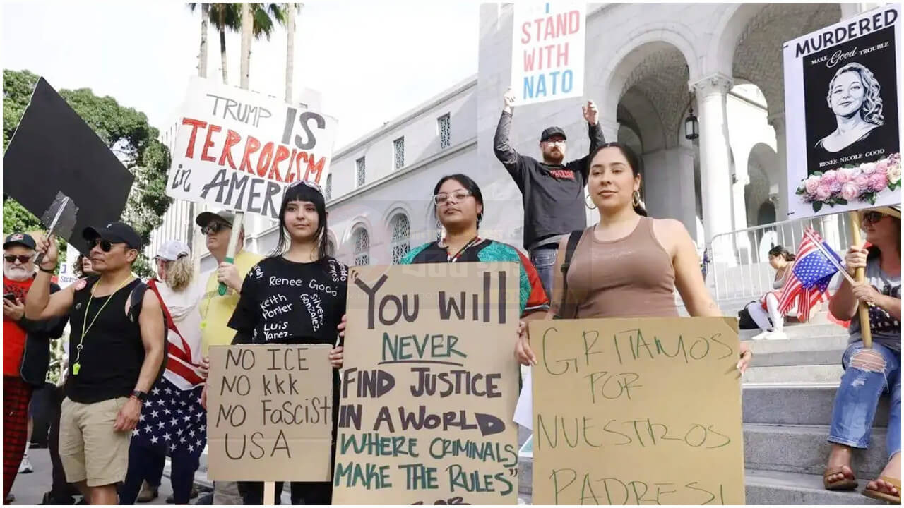 Trump immigration policy protest in United States